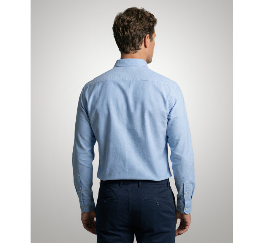 McGregor Overhemd Pique Stretch Light Blue (MM262.6001.01 - 2001)