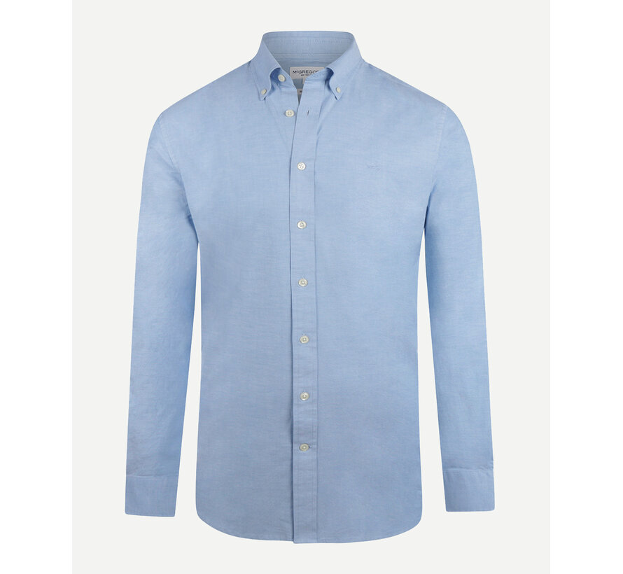 McGregor Overhemd Pique Stretch Light Blue (MM262.6001.01 - 2001)