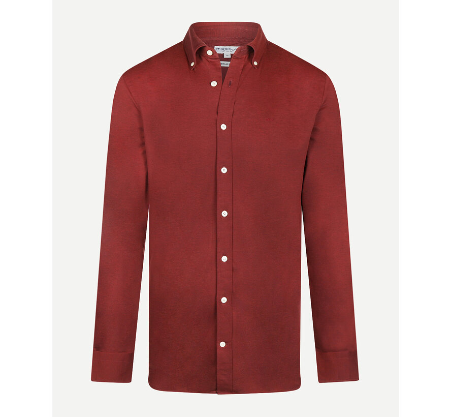 McGregor Overhemd Pique Stretch Burgundy (MM262.6001.01 - 4215)