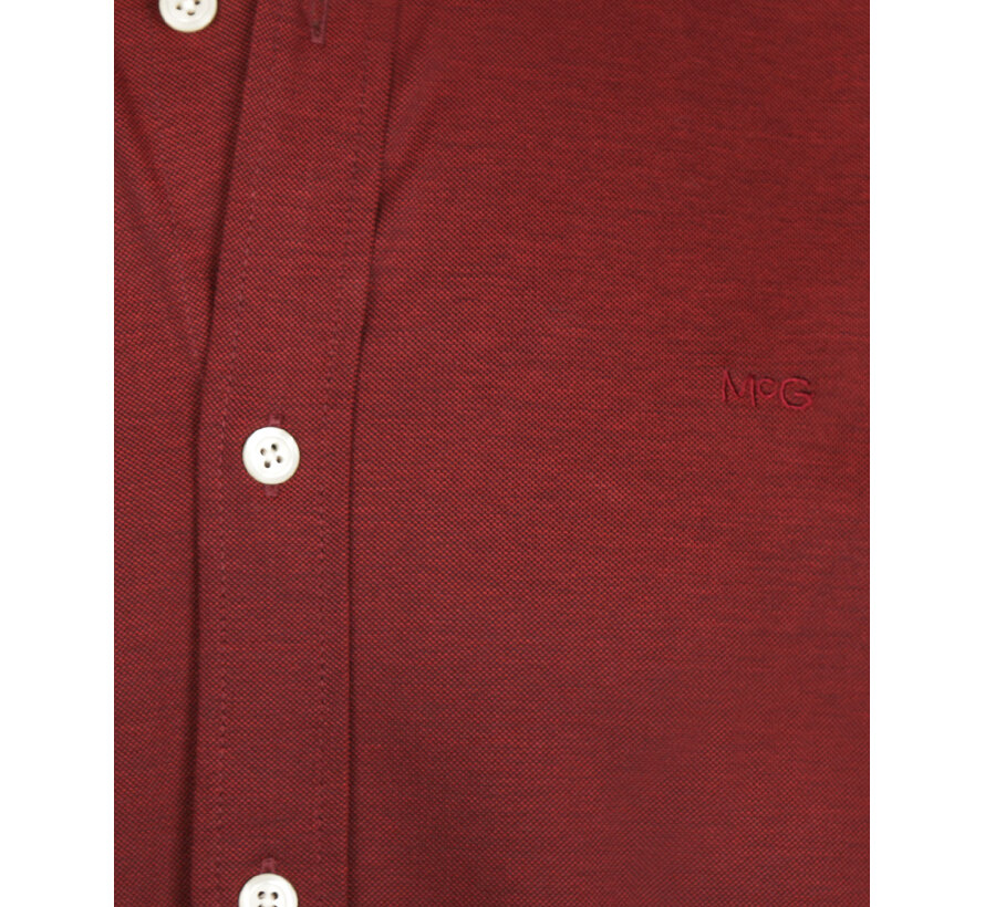 McGregor Overhemd Pique Stretch Burgundy (MM262.6001.01 - 4215)