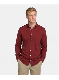 McGregor Overhemd Pique Stretch Burgundy (MM262.6001.01 - 4215)