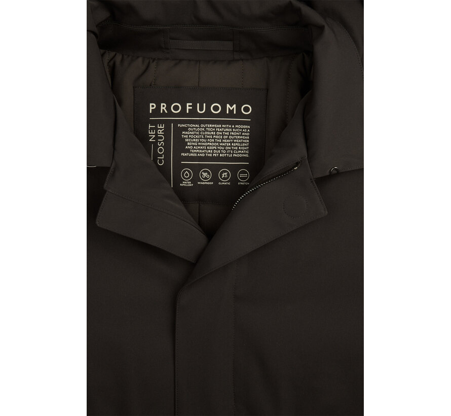 Profuomo Winterjas Coat Magnet Dark Brown (PPXU30002C)