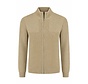 Fellows United Vest Cardigan Plated Rib Structure Mid Brown/Bronze (62.1115 - 145)