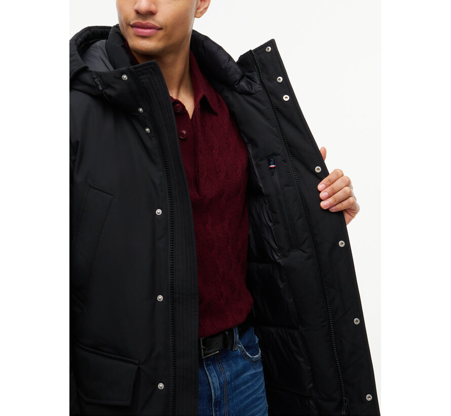Tommy Hilfiger Winterjas Parka Rockie Down Black (MW0MW40632 - BDS)