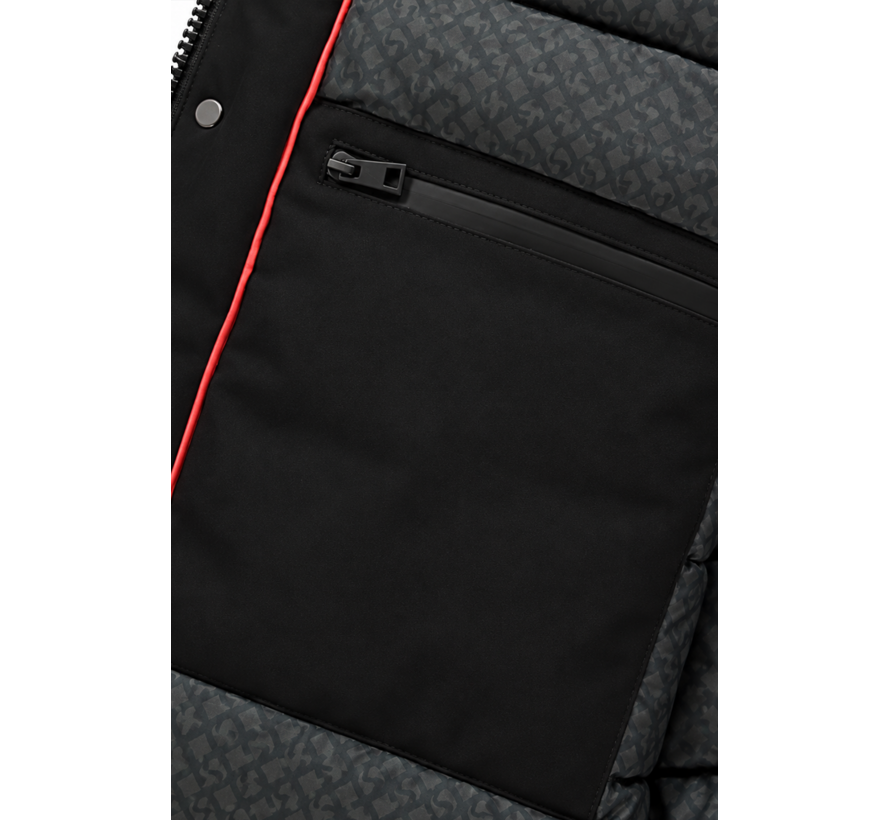 Jacket Short Puffer Black (5367544 RIDGE - 201)
