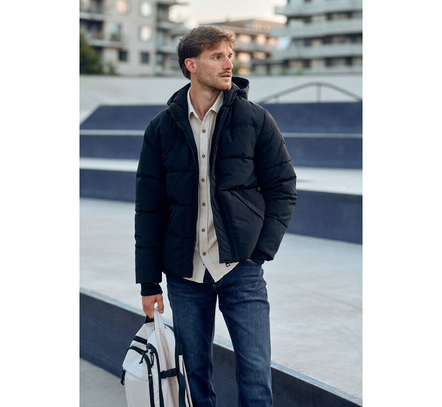 Jacket Short Puffer Black (5367544 RIDGE - 201)
