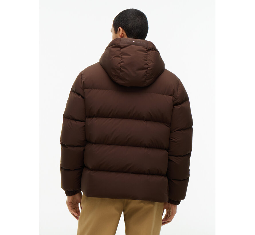 Tommy Hilfiger Winterjas Down Hooded Puffer Dark Coffee (MW0MW45303 - GOP)