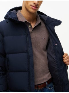 Tommy Hilfiger Tommy Hilfiger Winterjas Down Hooded Puffer Navy (MW0MW45303 - DW5)