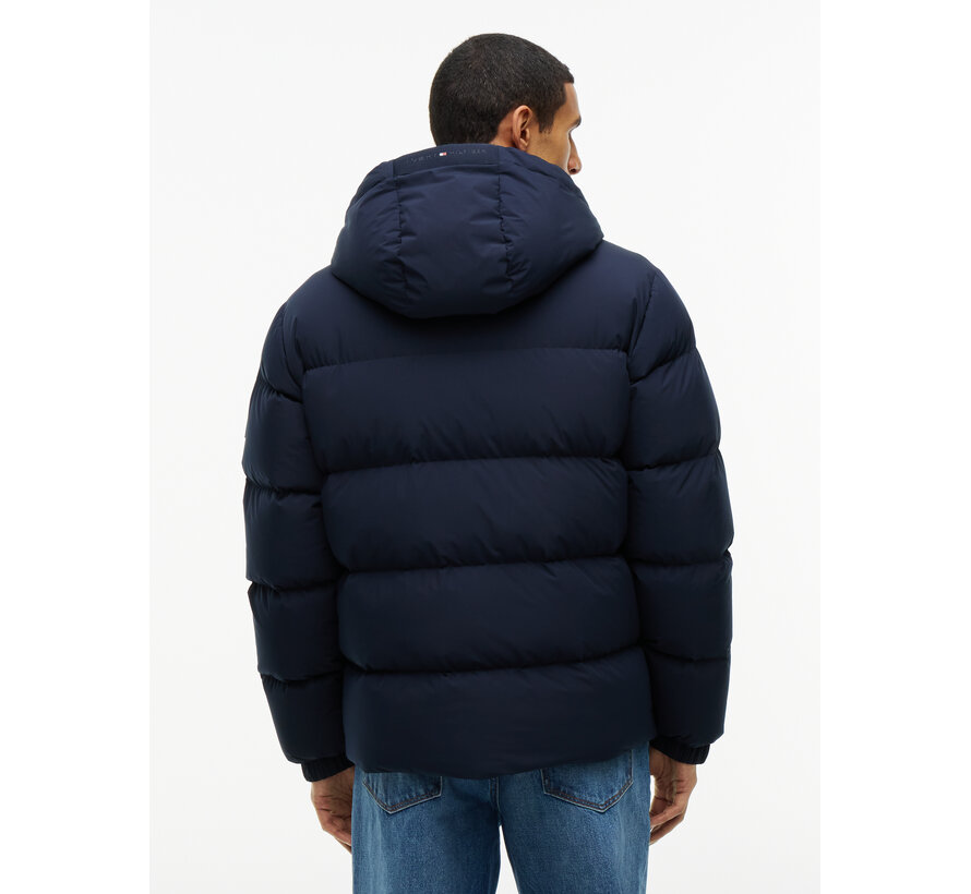 Tommy Hilfiger Winterjas Down Hooded Puffer Navy (MW0MW45303 - DW5)