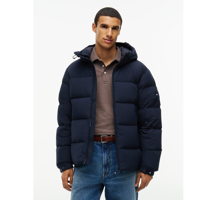Tommy Hilfiger Winterjas Down Hooded Puffer Navy (MW0MW45303 - DW5)