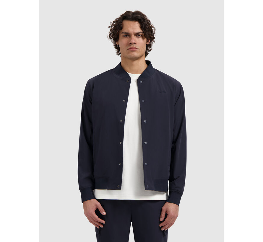 Travel Stretch Bomber Jacket Navy (26010223 - 57)