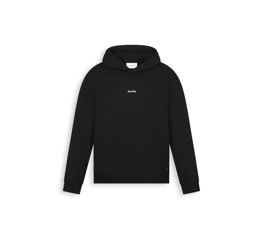 Pure Path Hooded Sweater Bold Emblem Black (26010303 - 02)