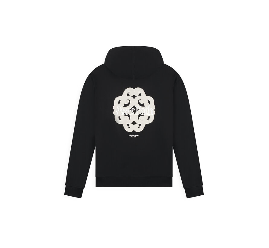Pure Path Hooded Sweater Bold Emblem Black (26010303 - 02)