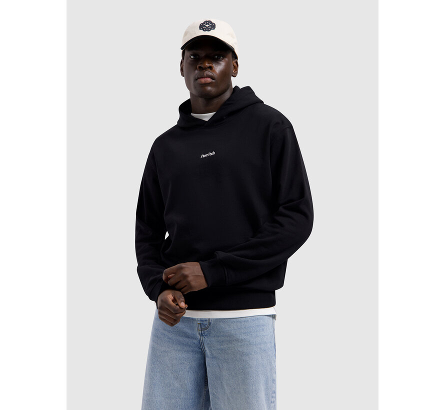 Pure Path Hooded Sweater Bold Emblem Black (26010303 - 02)