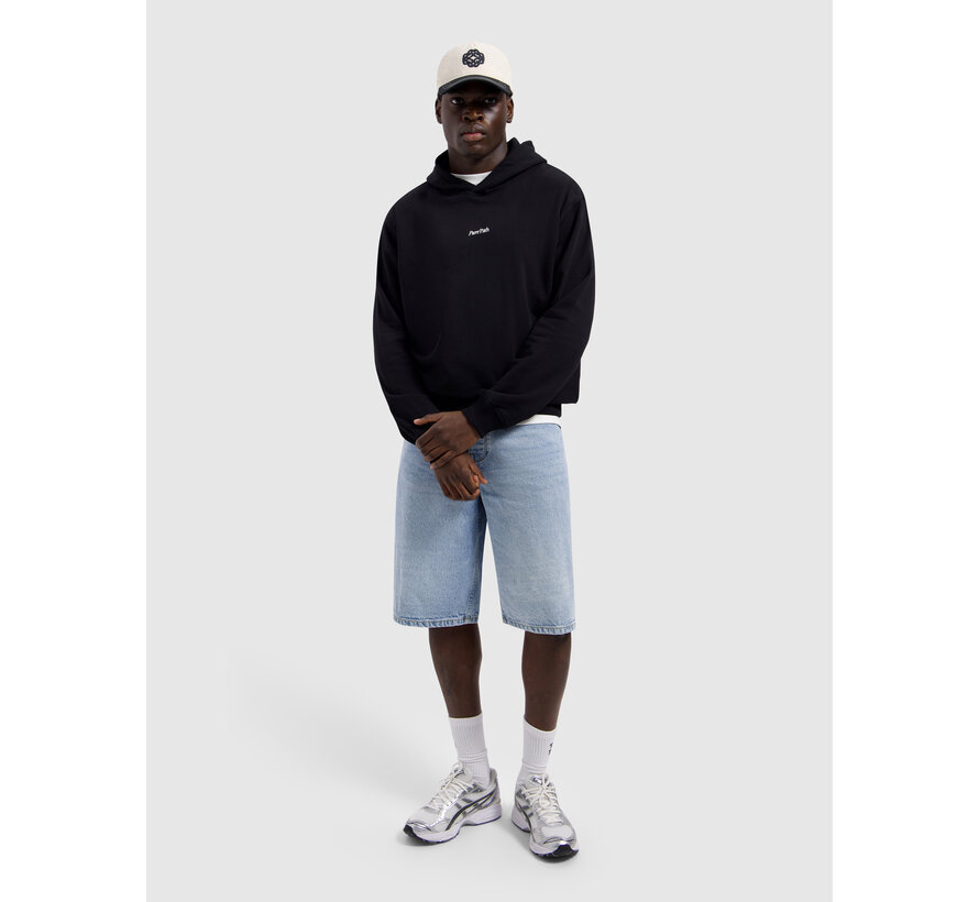 Pure Path Hooded Sweater Bold Emblem Black (26010303 - 02)