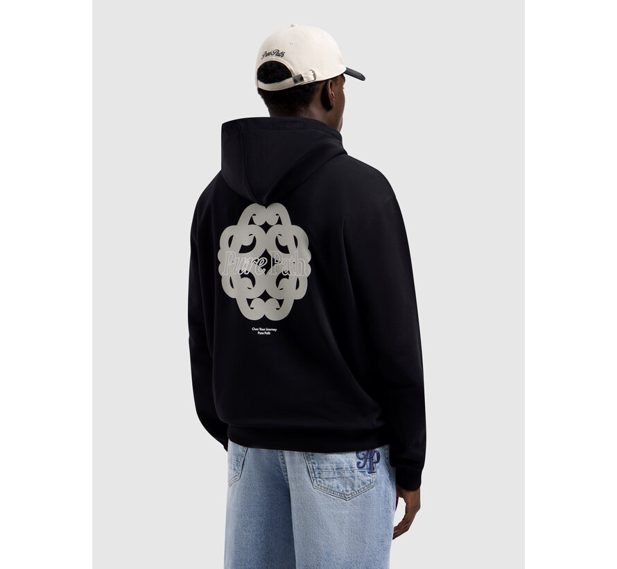Pure Path Hooded Sweater Bold Emblem Black (26010303 - 02)