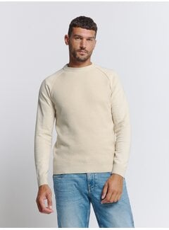 No Excess Pullover Crewneck Solid Relief Knit Kit (26231104 - 013)