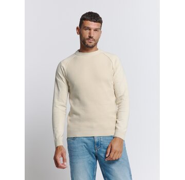 No Excess Pullover Crewneck Solid Relief Knit Kit (26231104 - 013)