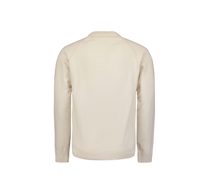 No Excess Pullover Crewneck Solid Relief Knit Kit (26231104 - 013)