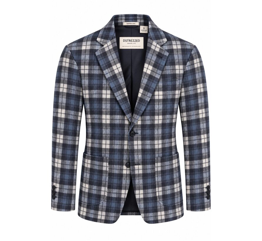 Dstrezzed Colbert Tartan Check Navy (111152 - 649)