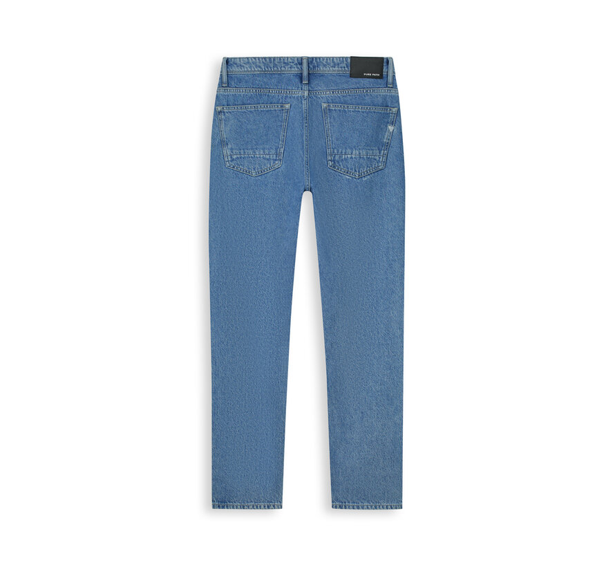 Pure Path Jeans The Eric Regular Fit Denim Mid Blue (W1680)