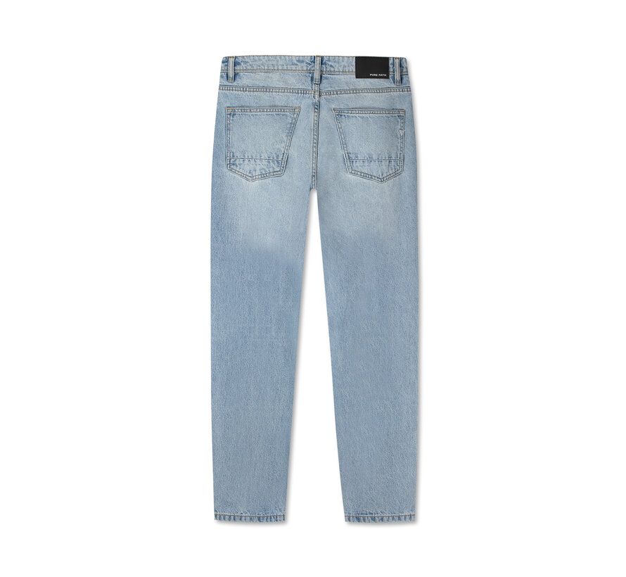 Pure Path The Aiden Loose Fit Jeans Denim Light Blue (W1642)