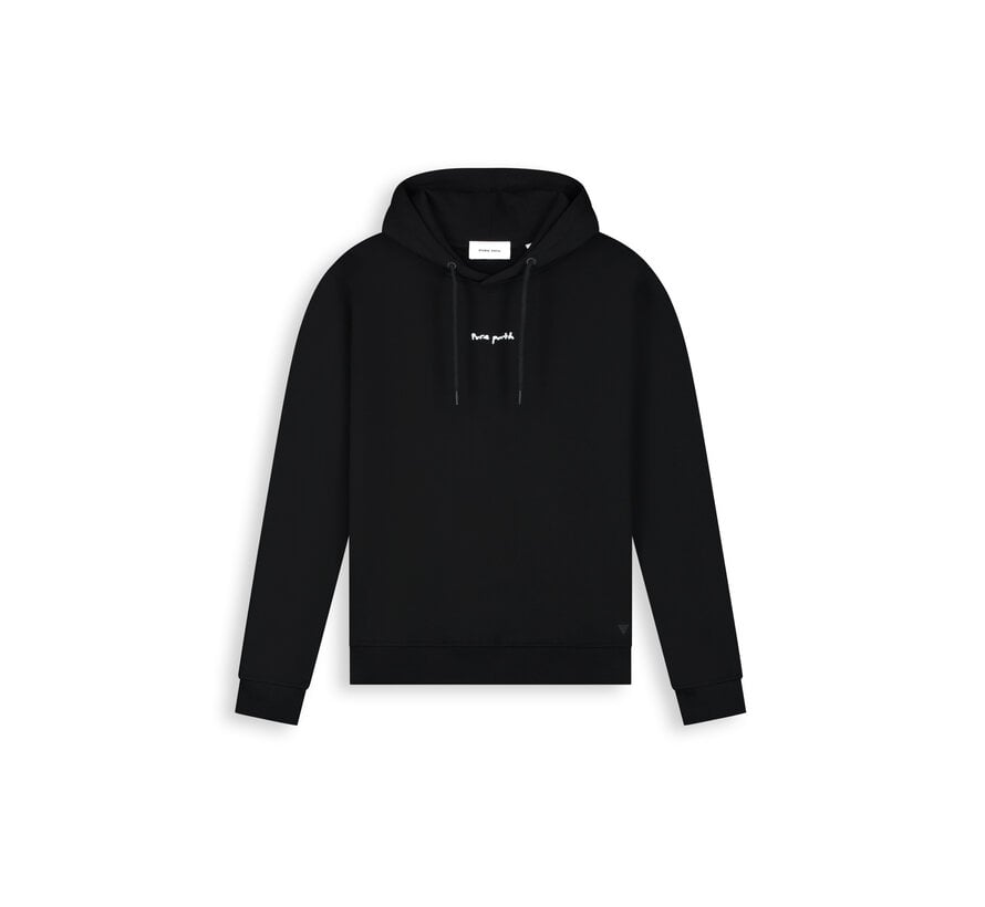 Pure Path Pixel Flower Hooded Sweater Black (26010315 - 02)