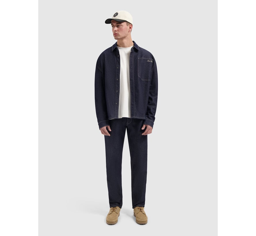 Pure Path The Aiden Loose Fit Jeans Denim Dark Blue (W1698)