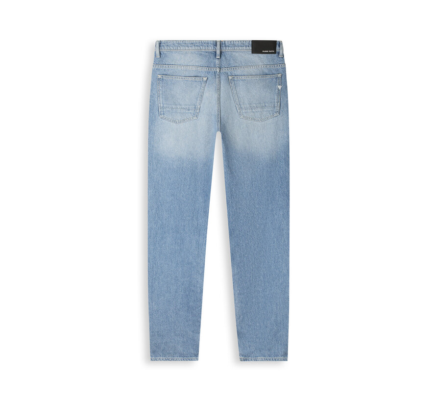Pure Path The Aiden Loose Fit Jeans Denim Light Blue (W1689)