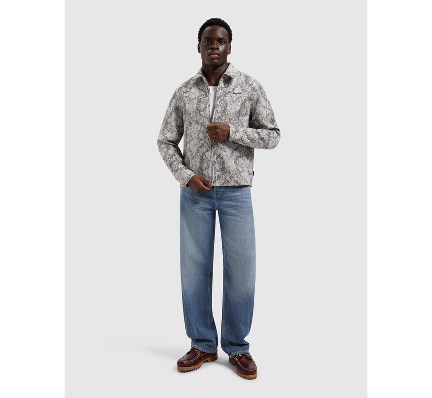 Pure Path Jeans The Chase Loose Fit Denim Mid Blue (W1690)