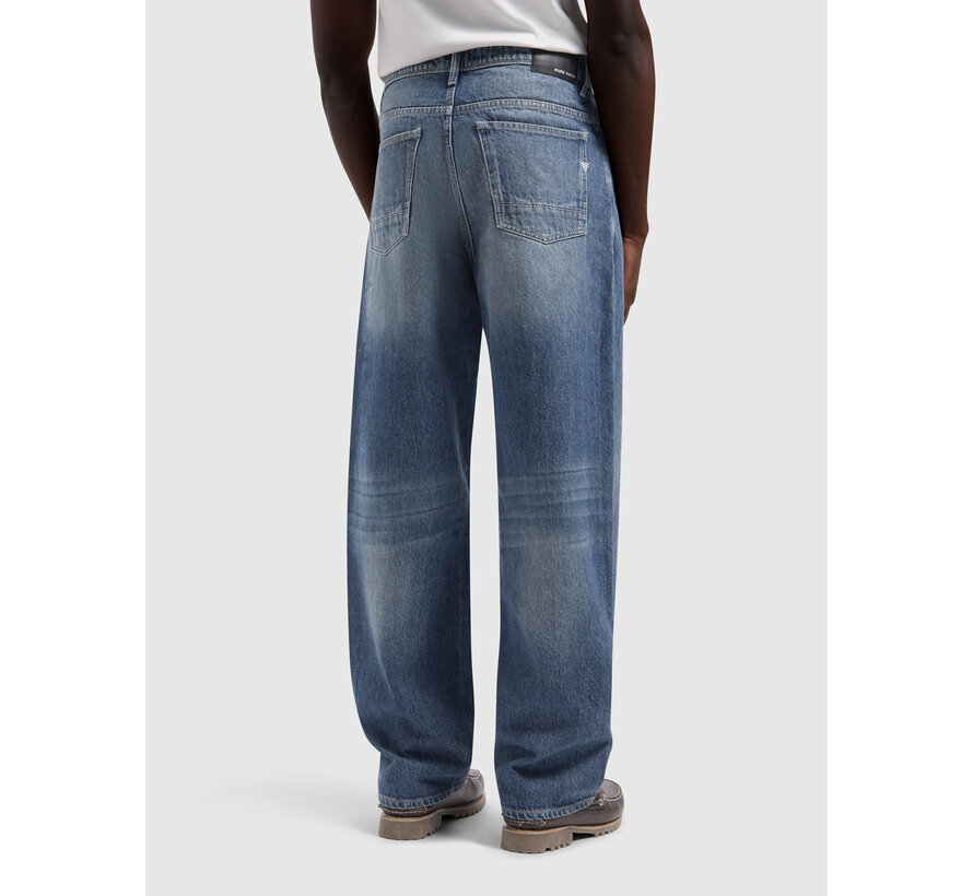 Pure Path Jeans The Chase Loose Fit Denim Mid Blue (W1690)