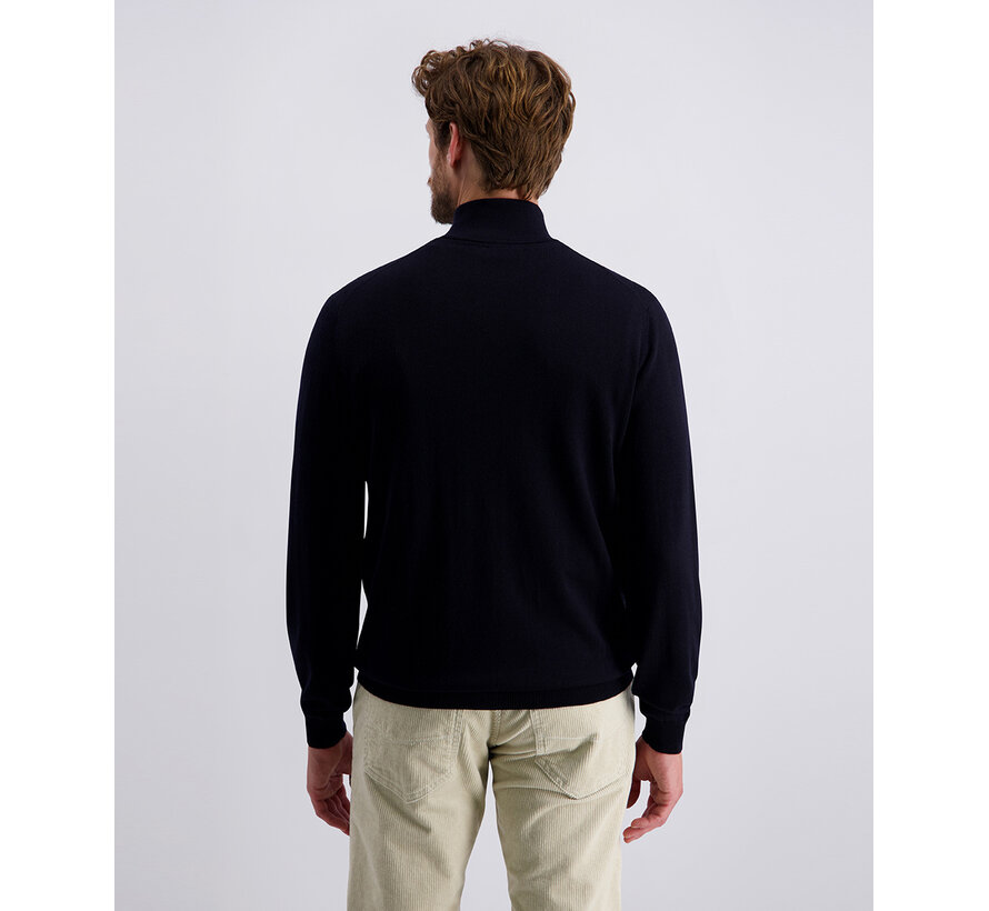 Pierre Cardin Half Zip Trui Wol Marine (50702.5037 - 6000)