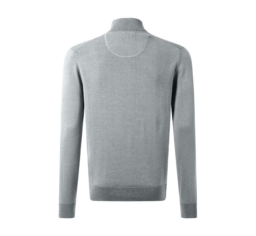 Pierre Cardin Trui Half Zip Grey (51022.5064 - 9102)