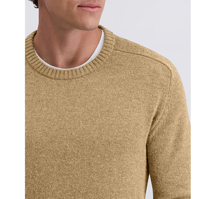 Pierre Cardin Trui Wol Mix Camel Bruin (51600.5122 - 8018)