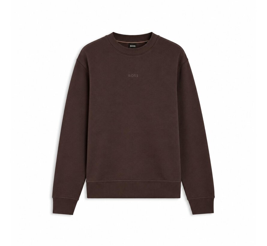 Hugo Boss Orange Sweater WeSmallcrew Relaxed Fit Dark Brown (50514541 - 207)