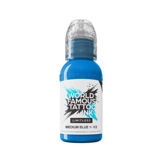 World Famous Ink Medium Blue 1 v2 30ml World Famous Ink Medium Blue 1 v2 30ml