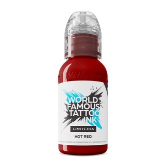 World Famous Ink Hot Red 30ml World Famous Ink Hot Red 30ml