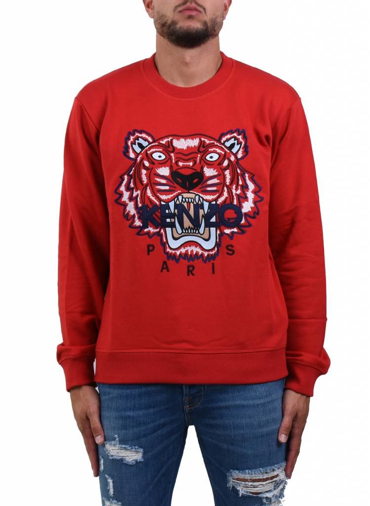 red tiger sweater