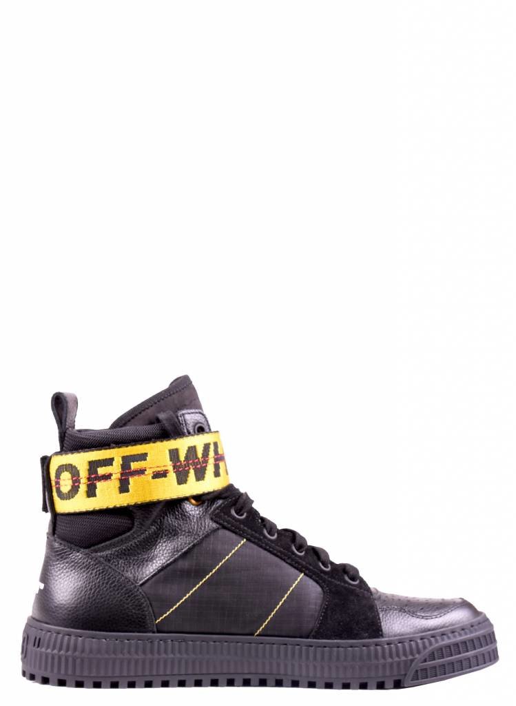 off white industrial high top trainers