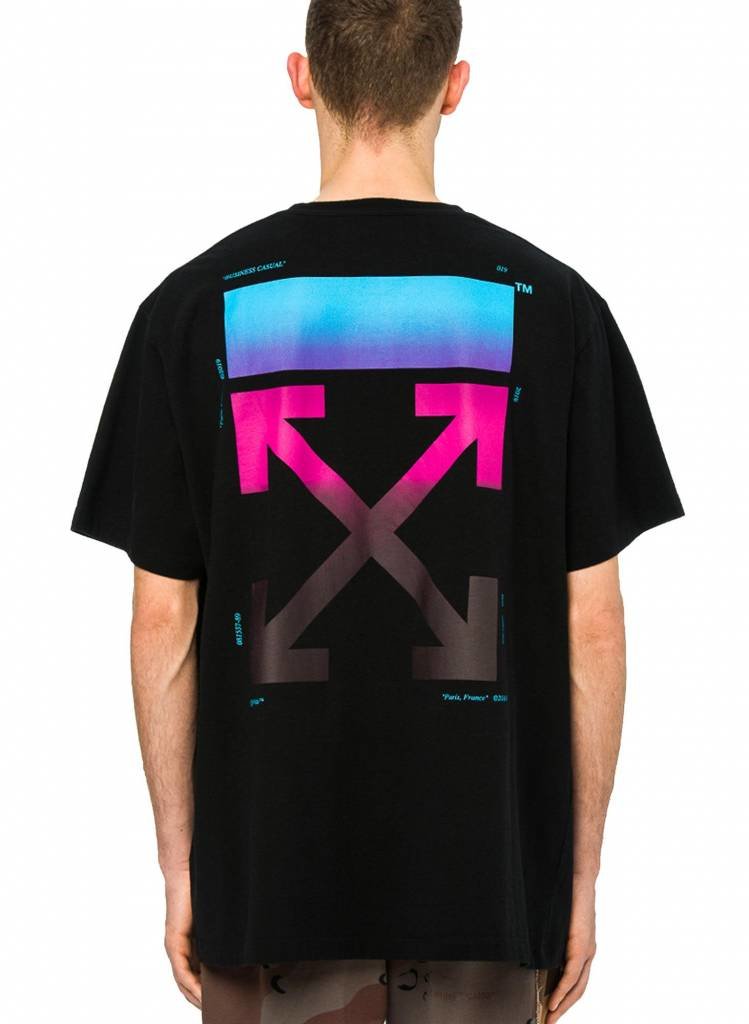 off white gradient tee white
