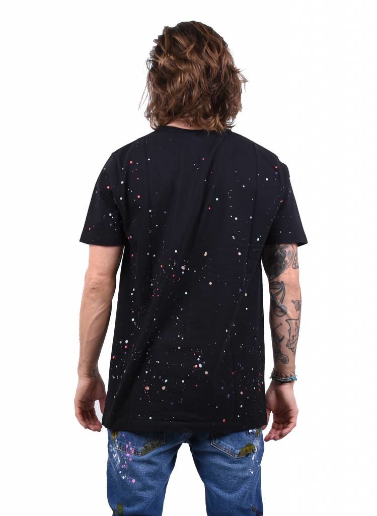 off white paint splatter tee