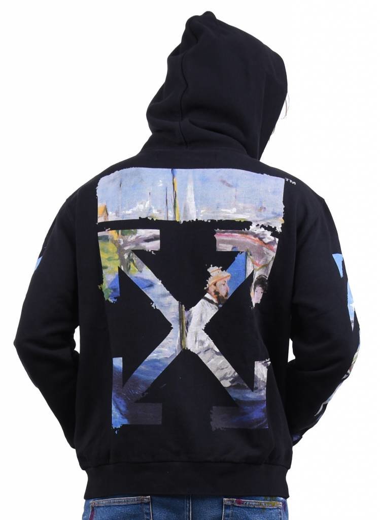 off white colorful hoodie
