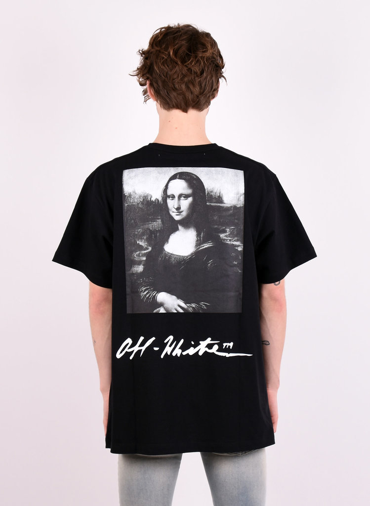 off white mona lisa red tee