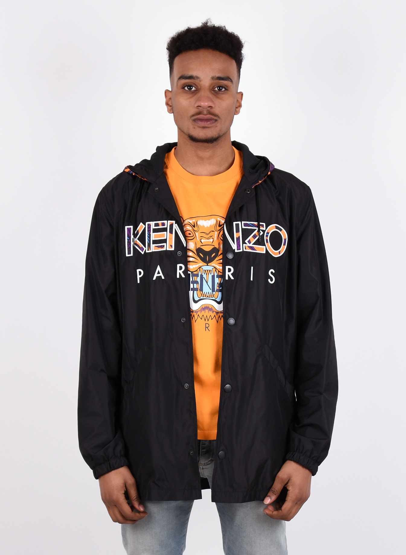 kenzo coach hooded jacket