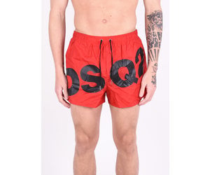 dsquared swim shorts red