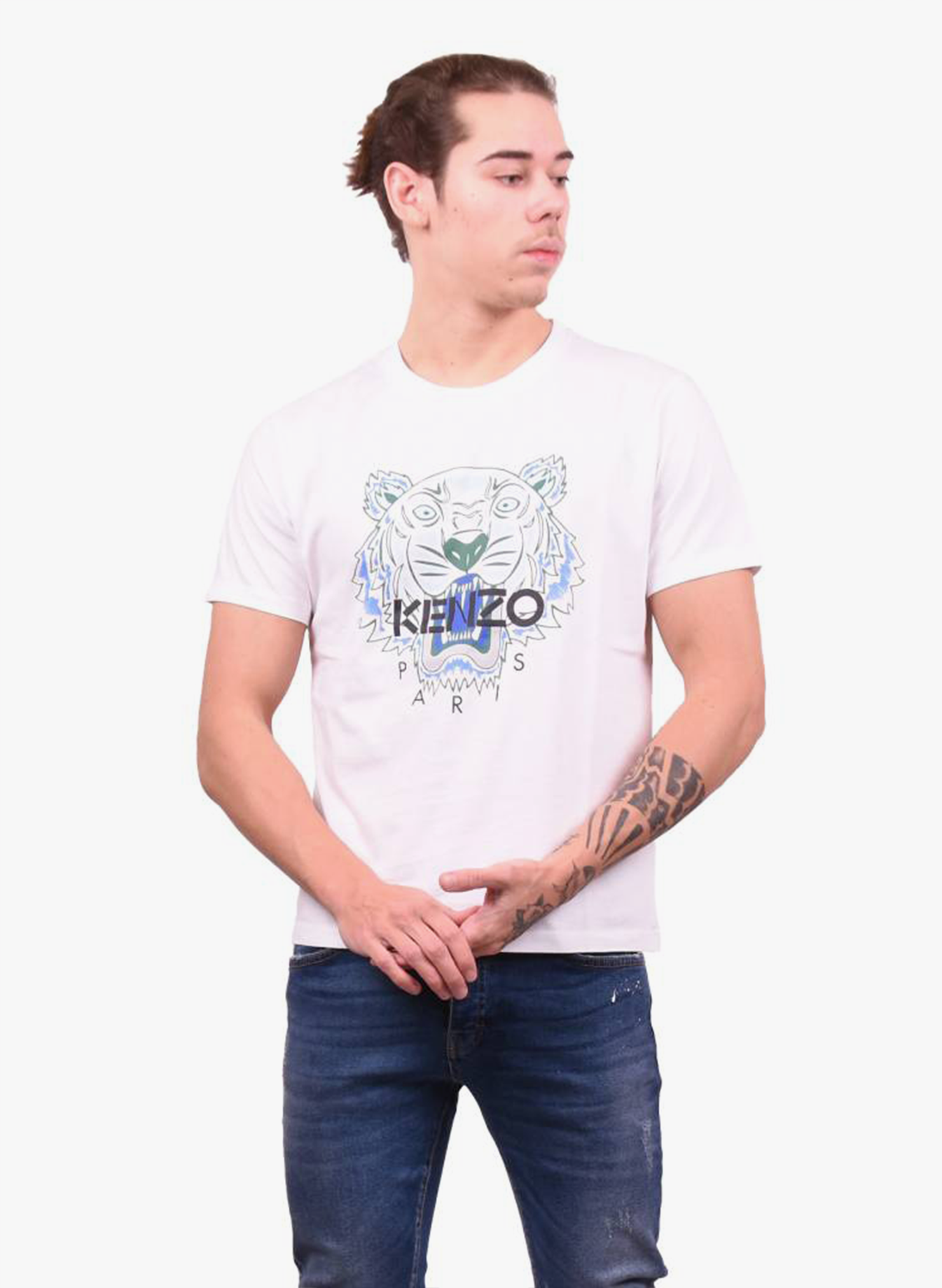 kenzo paris white t shirt