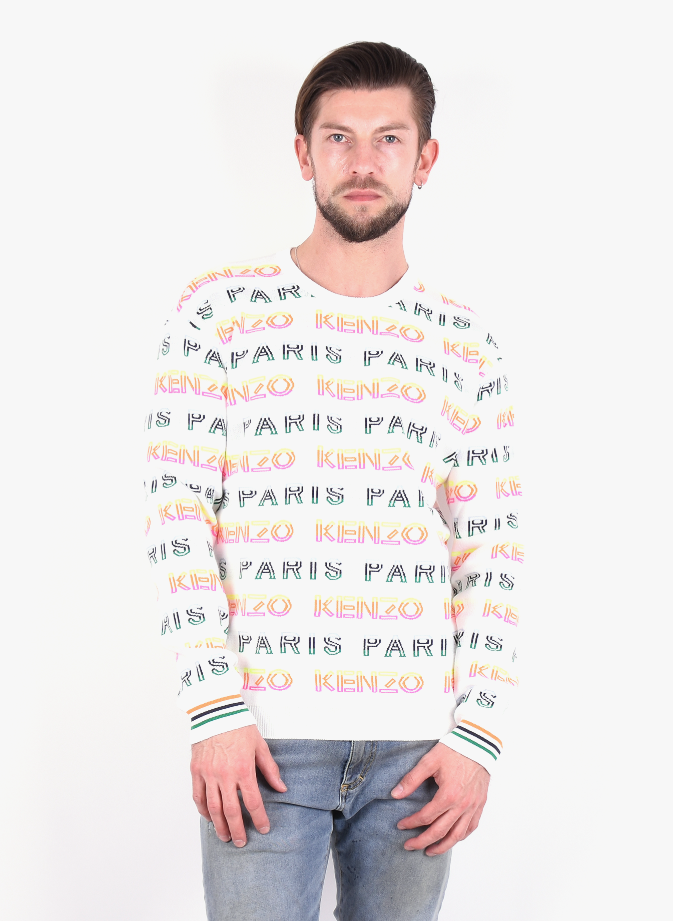 kenzo all over print sweatshirt