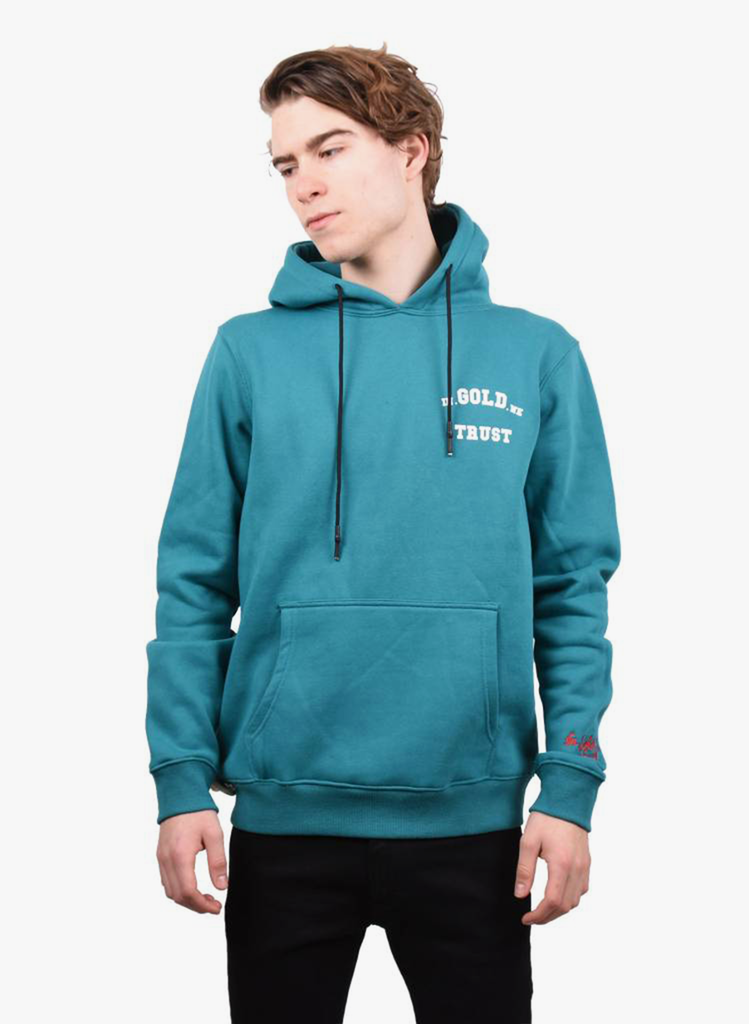in gold we trust rode hoodie