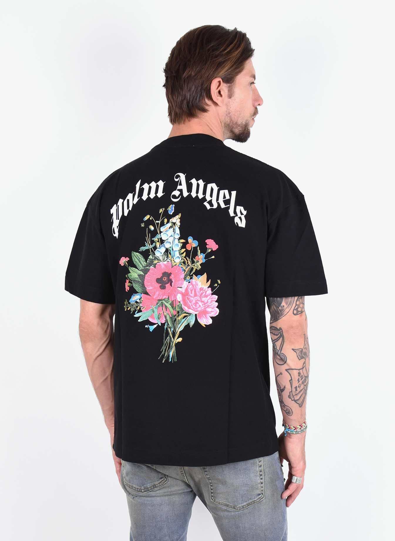 palm angels flower shirt