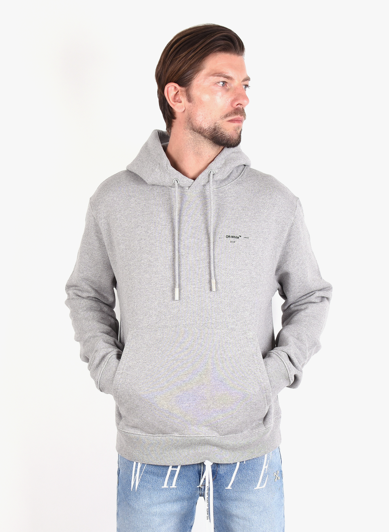 grey hoodie off white